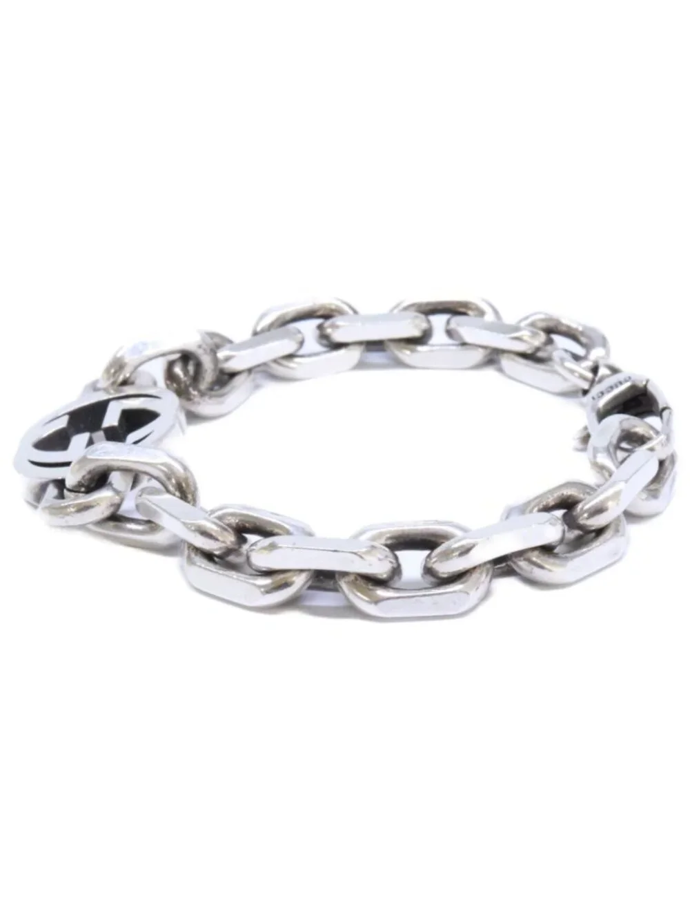 Gucci Interlocking Bracelet Silver